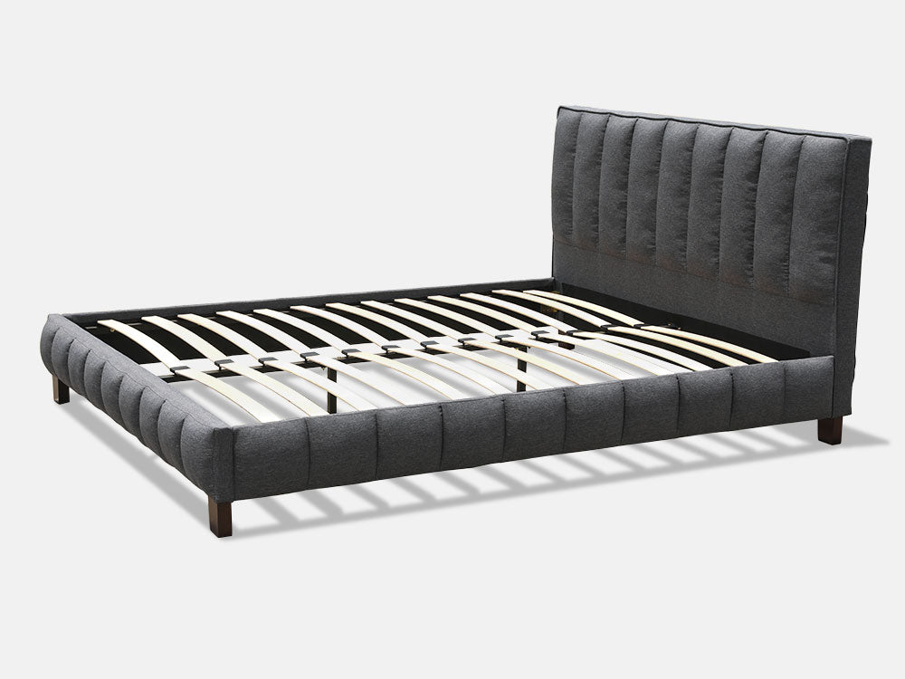 Treasurebox EIGER King Bed Frame - DARK GREY