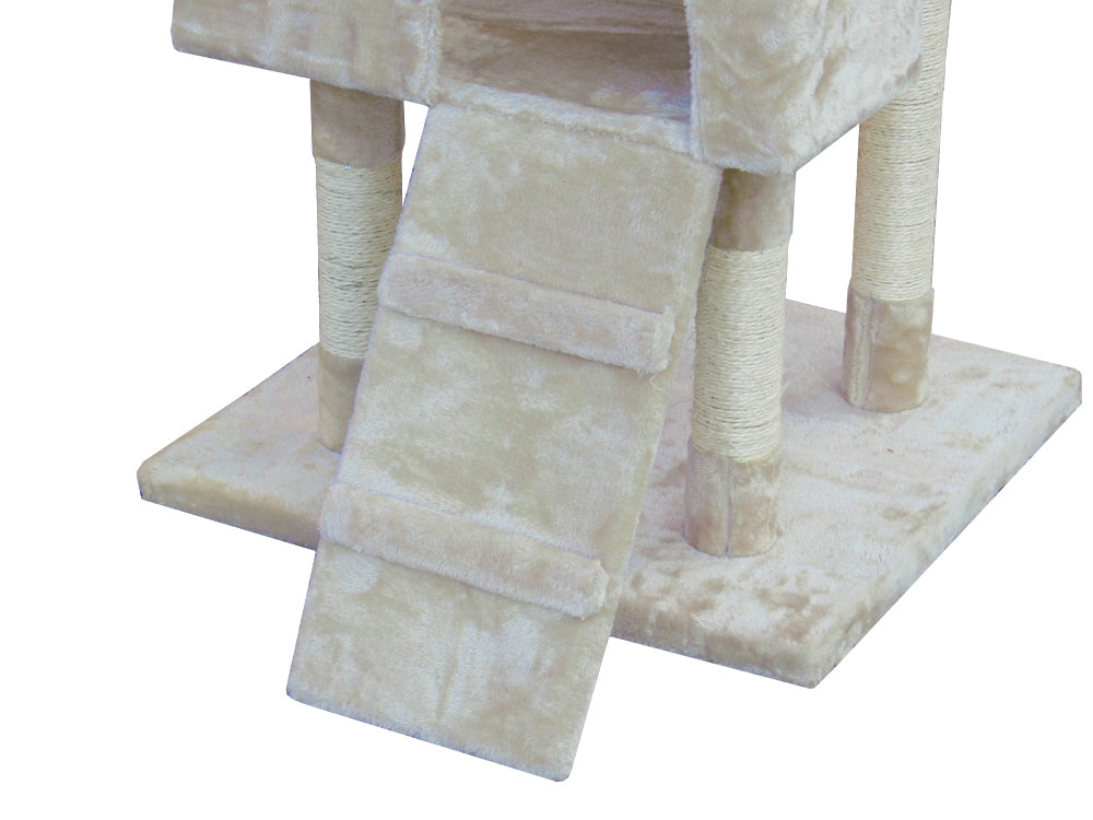 Treasurebox BINGO Cat Tree House 185cm 7 Levels - BEIGE