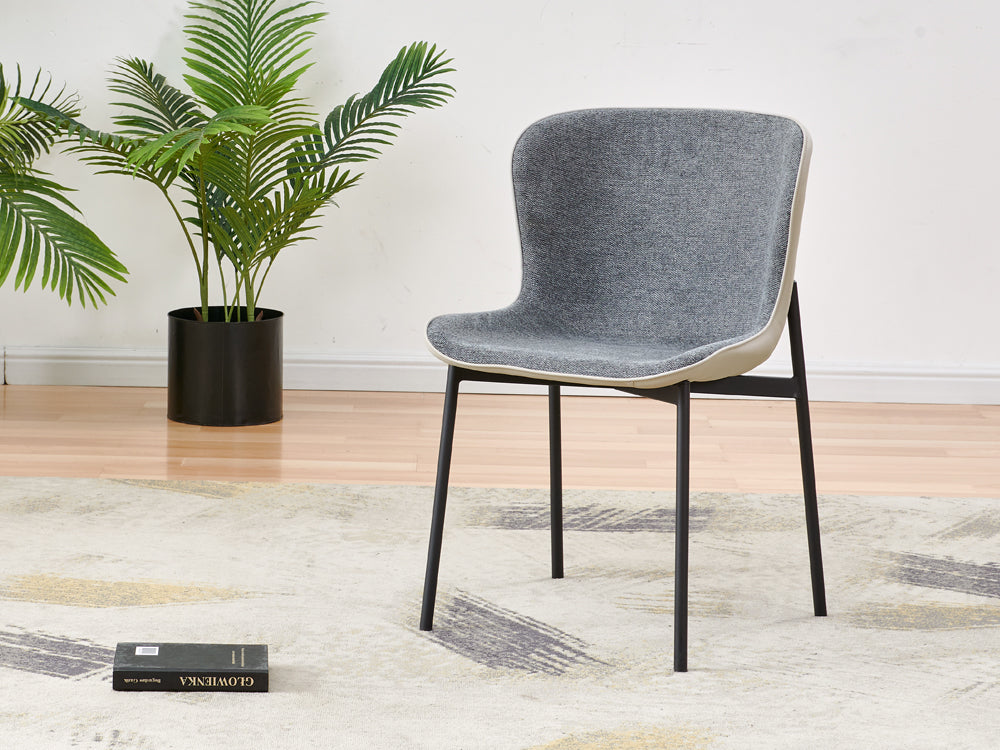 Treasurebox NAOMI 4PCS Dining Chair - GREY