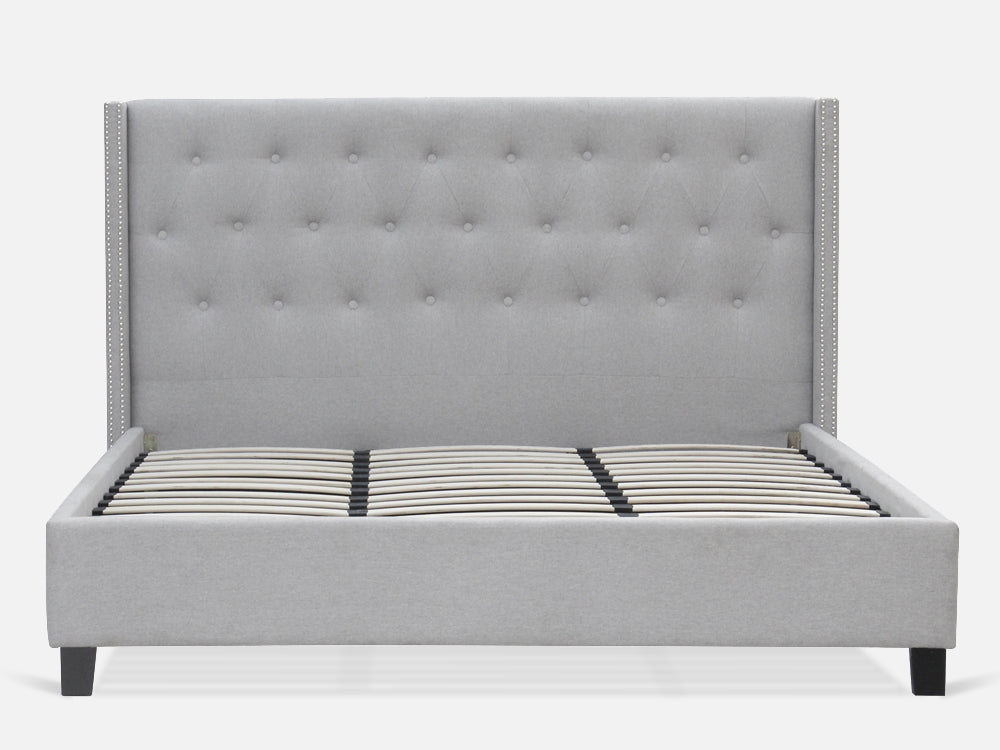 Treasurebox ELBRUS Super King Bed Frame - LIGHT GREY 21775