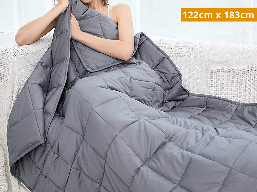 Weighted Blanket 122cm x 183cm 5kg - GREY