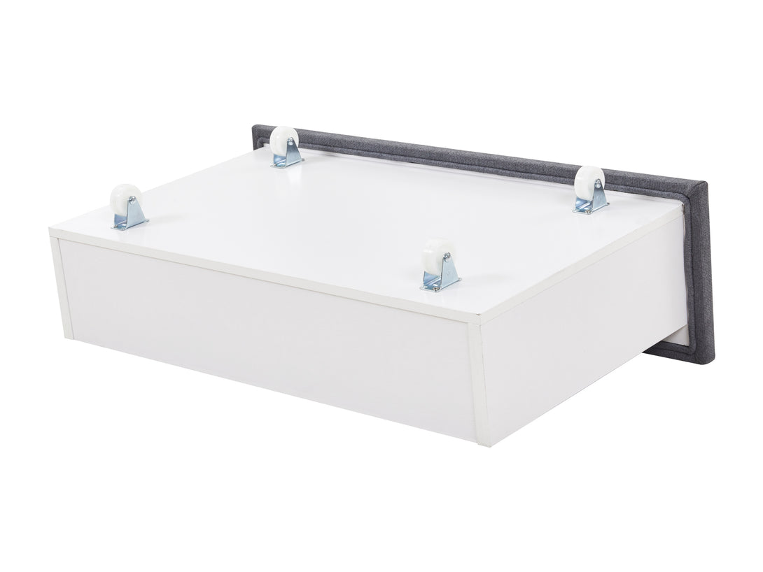 Treasurebox JULIAN Queen Bed Frame with Storage - DARK GREY
