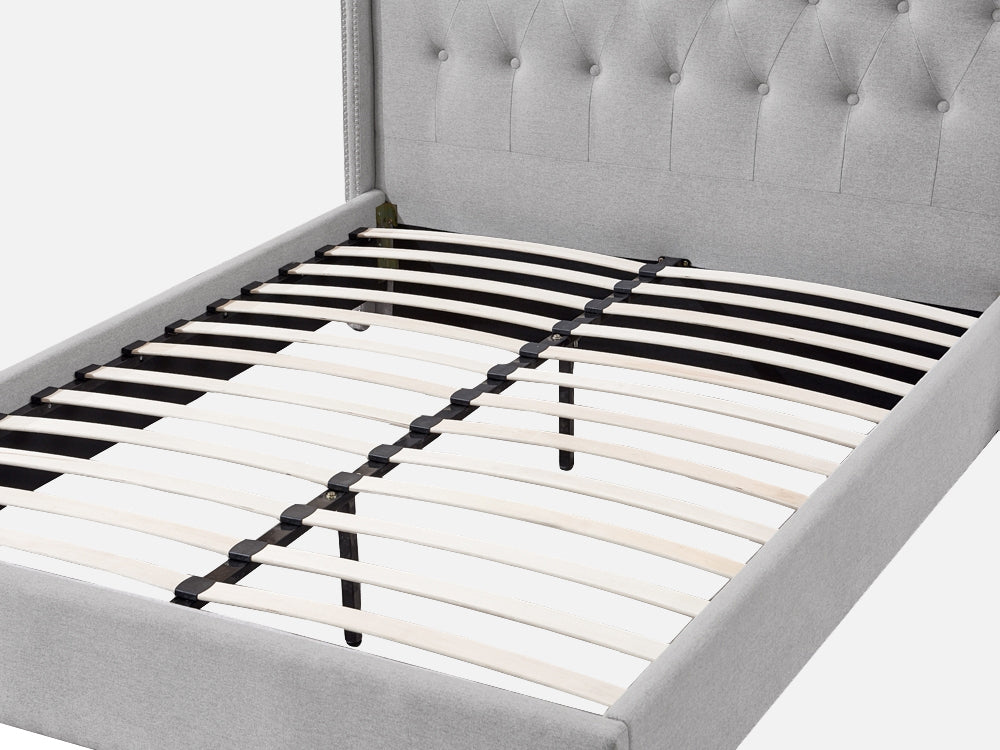 Treasurebox ELBRUS King Bed Frame - LIGHT GREY 21774