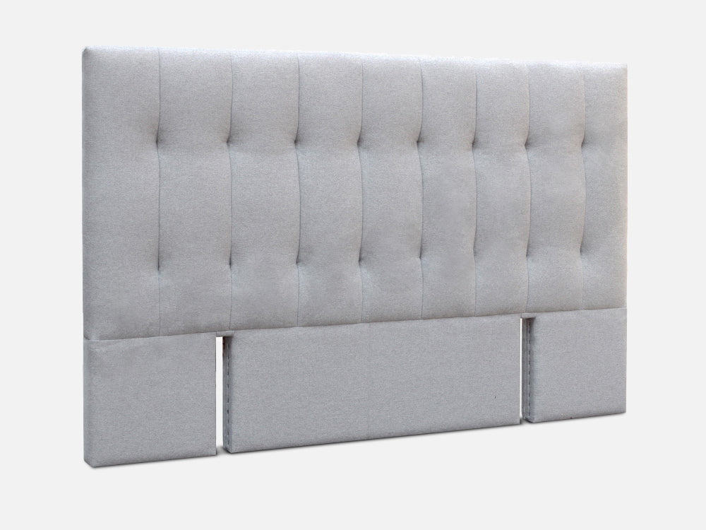Treasurebox LISA KING Stand-alone Fabric Headboard - LIGHT GREY 21644
