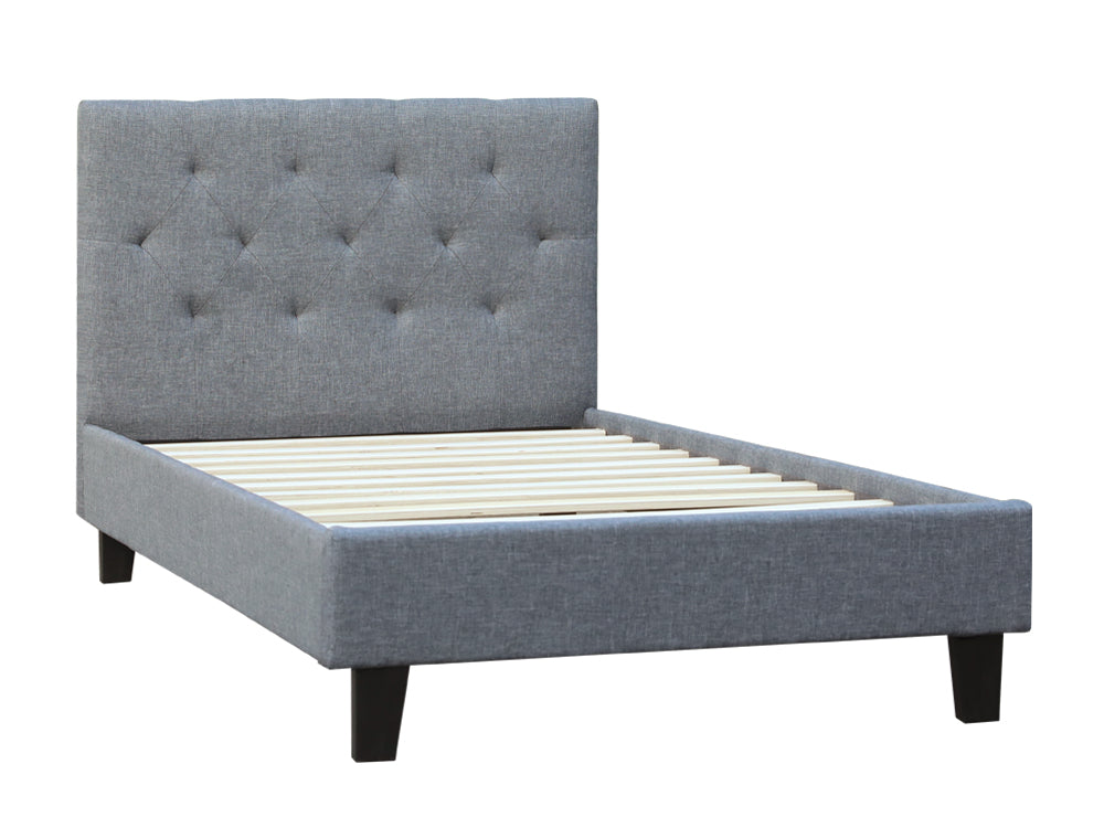 Treasurebox BLANE Single Bed Frame - GREY