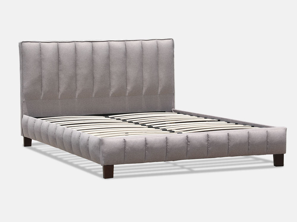 Treasurebox EIGER King Bed Frame - LIGHT GREY