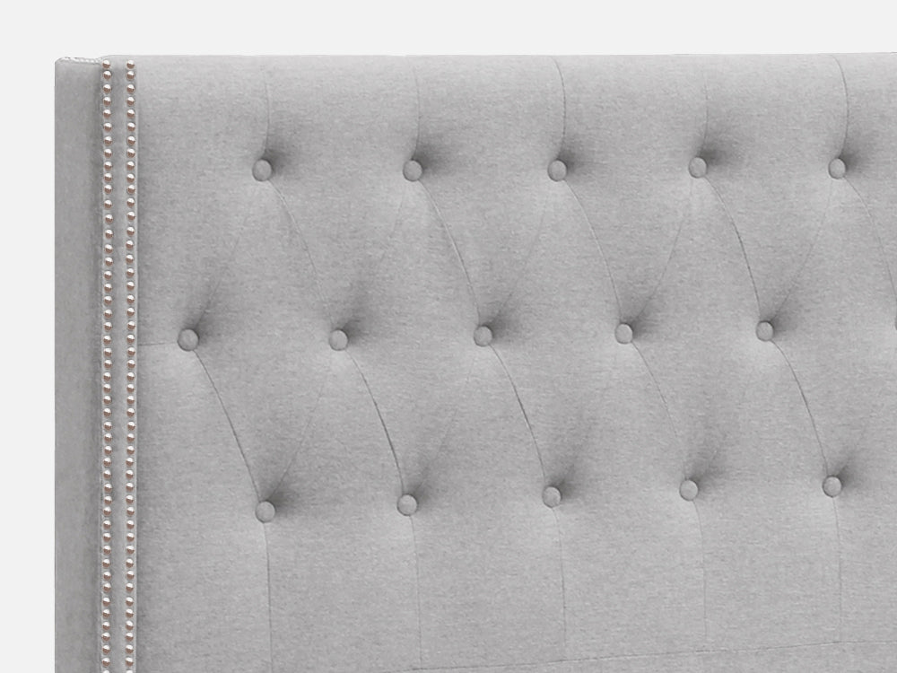 Treasurebox ELBRUS Queen Bed Frame - LIGHT GREY 21786
