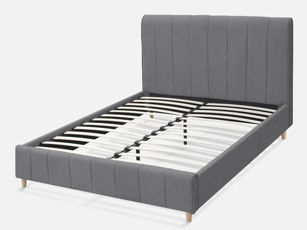 Treasurebox SIERRA King Bed Frame - GREY 21780