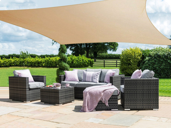 TOUGHOUT Shade Sail Rectangle 3m x 4m - DESERT SAND