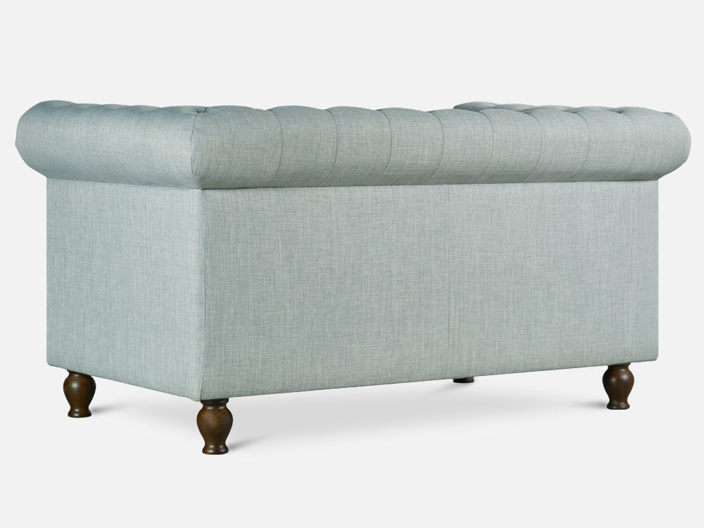 Treasurebox VAGAS 2 Seater Fabric Sofa - LIGHT GREY