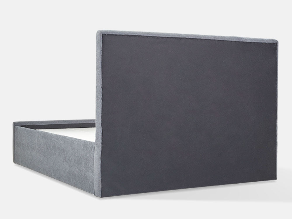 Treasurebox MUSALA King Bed Frame with Storage - DARK GREY