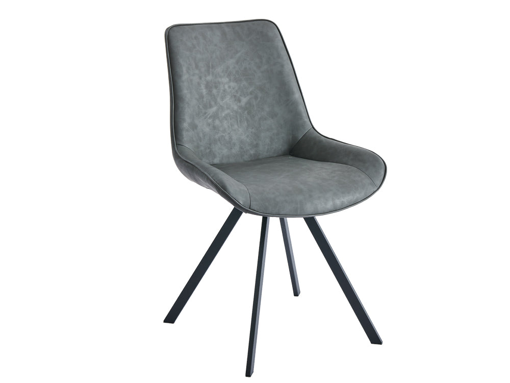CECILIA 4PCS Dining Chair - DARK GREY By Treasurebox