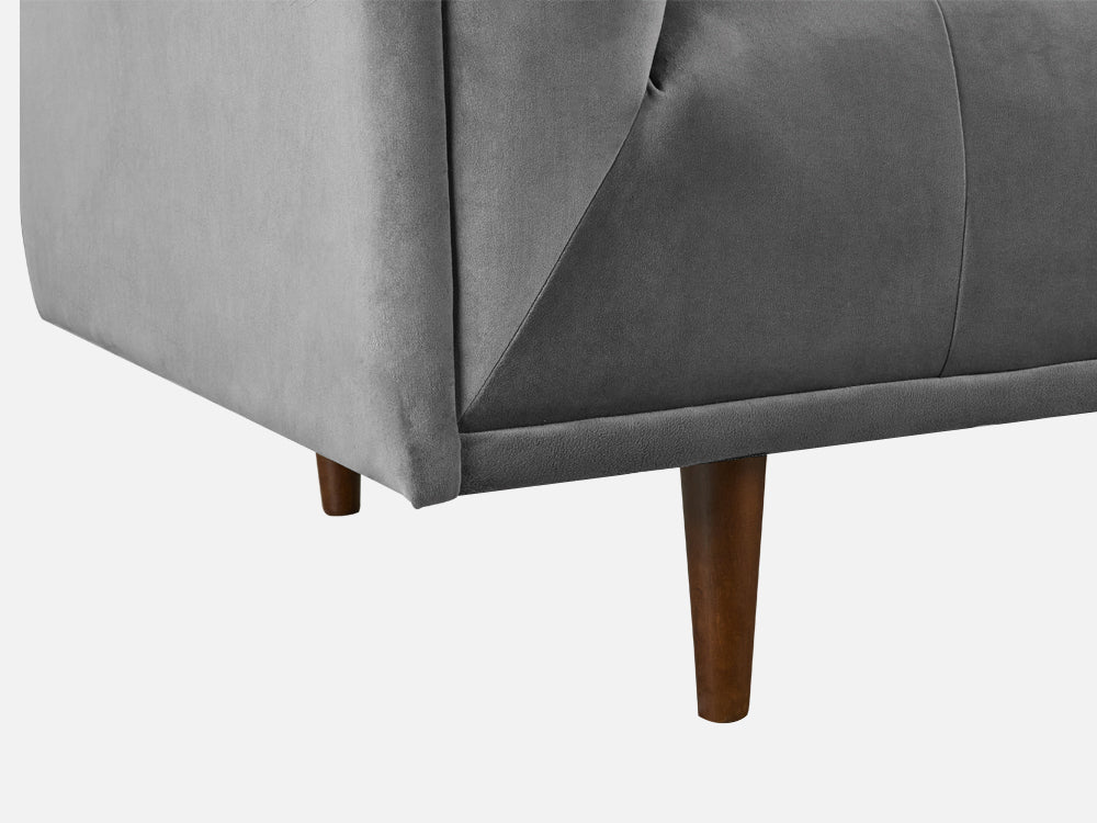 Treasurebox MANAROLA 3 Seater Sofa - GREY