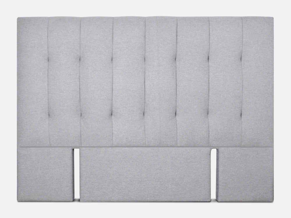 Treasurebox LISA QUEEN Stand-alone Fabric Headboard - LIGHT GREY 21643