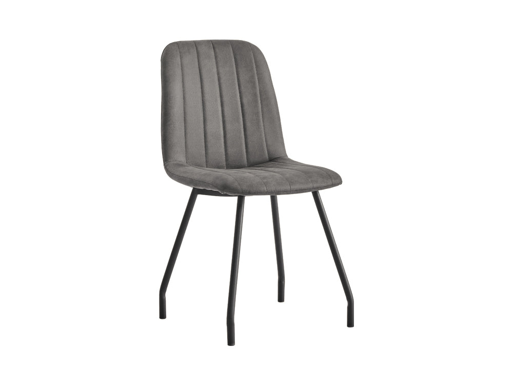 Treasurebox KIARA 4PCS Dining Chair - DARK GREY