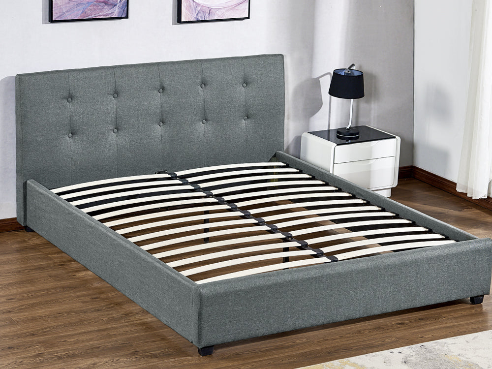 Treasurebox AORAKI Queen Bed Frame - GREY 21777