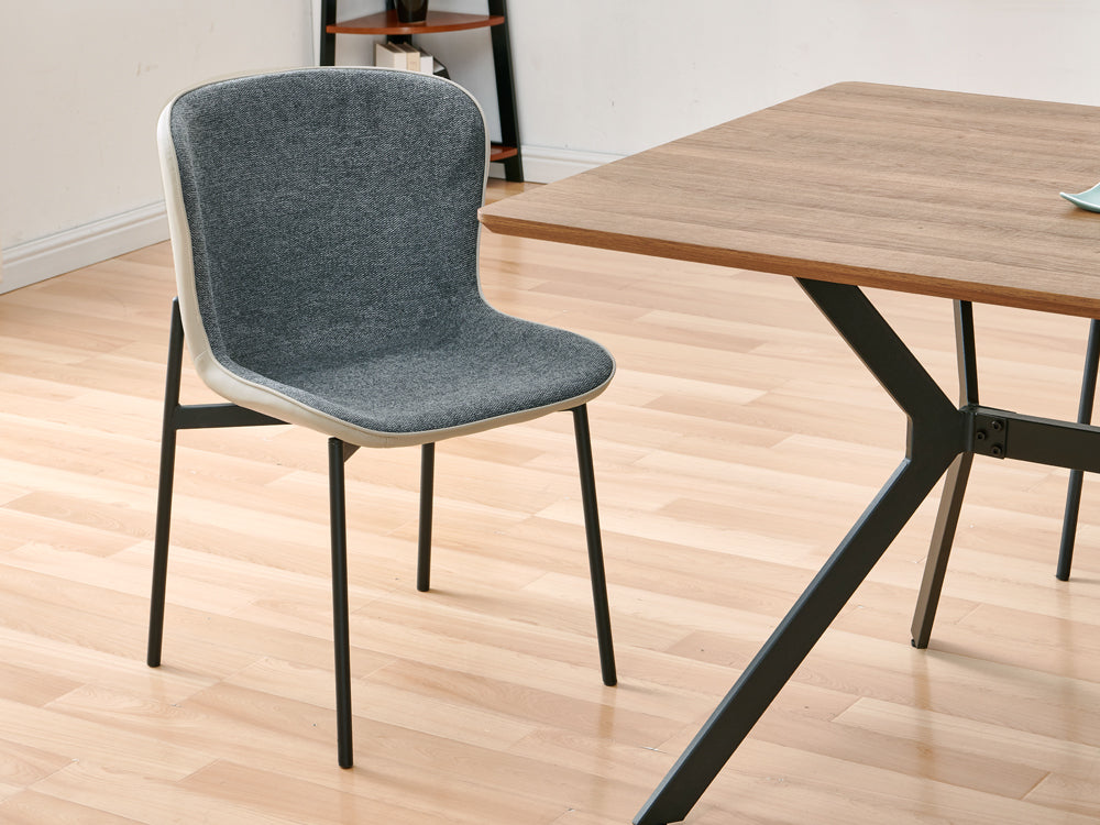 Treasurebox NAOMI 4PCS Dining Chair - GREY