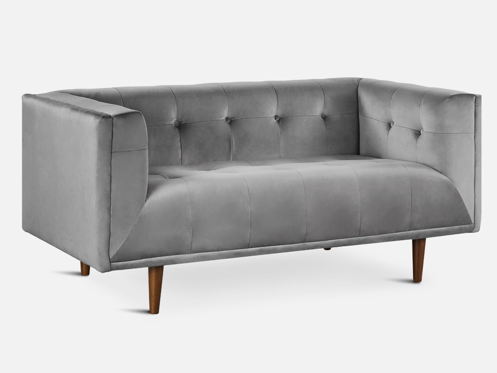 Treasurebox MANAROLA Sofa Set 2PCS - GREY
