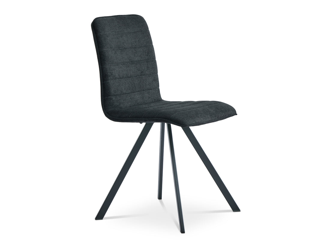 Treasurebox NOELLE 4PCS Upholstered Dining Chair - DARK GREY