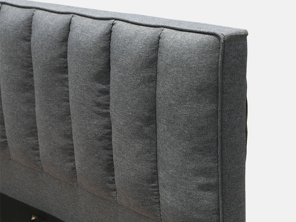Treasurebox EIGER King Bed Frame - DARK GREY