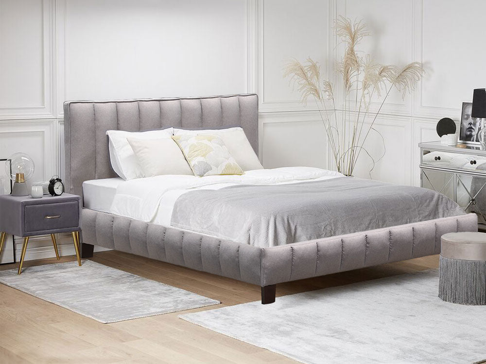 Treasurebox EIGER King Bed Frame - LIGHT GREY