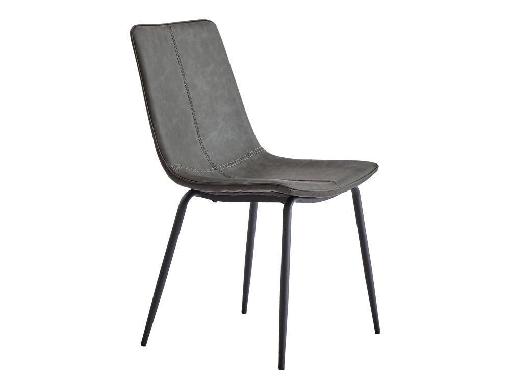 Treasurebox ROWAN 4PCS Dining Chair - DARK GREY