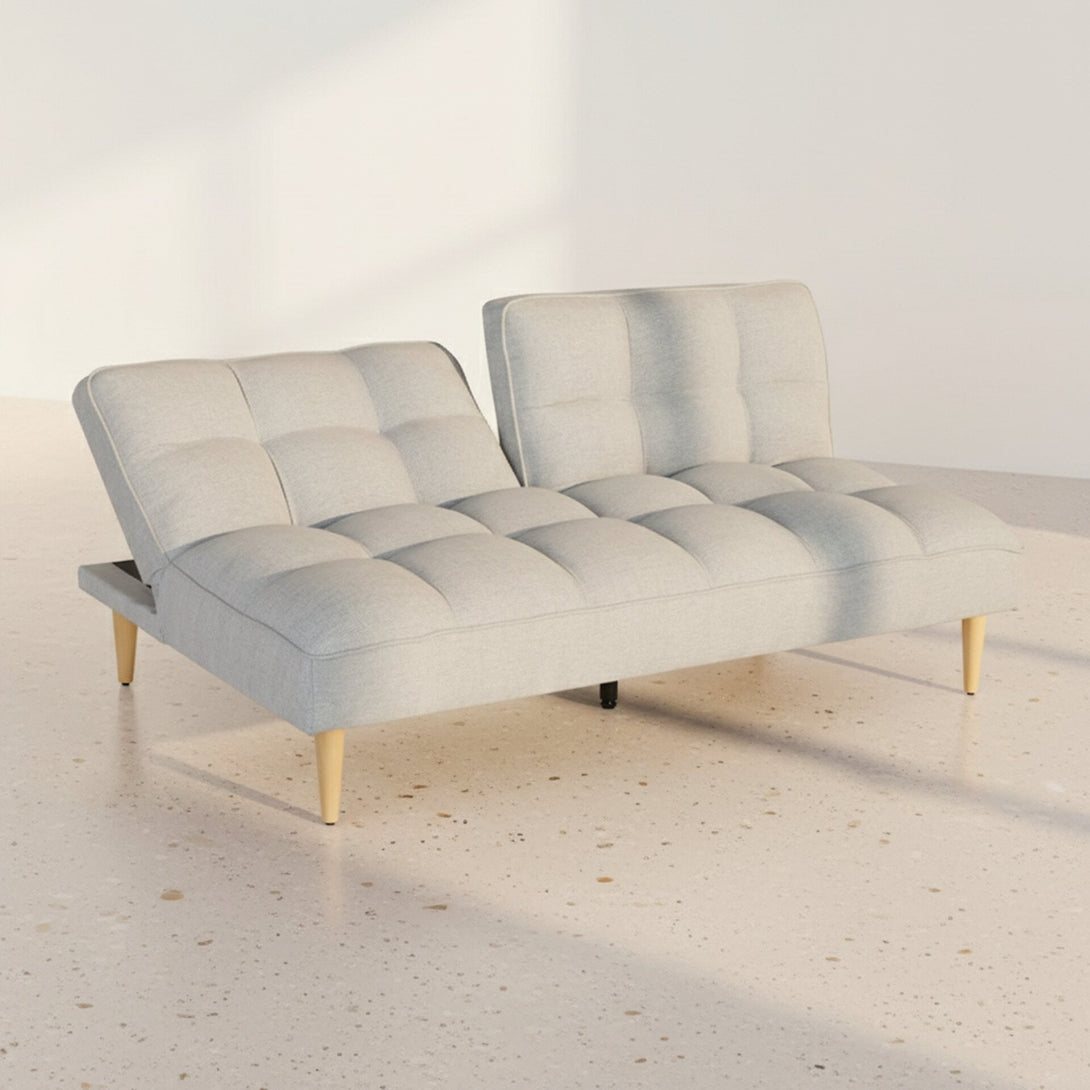 Barton 3 Seater Sofa Bed - Light Grey