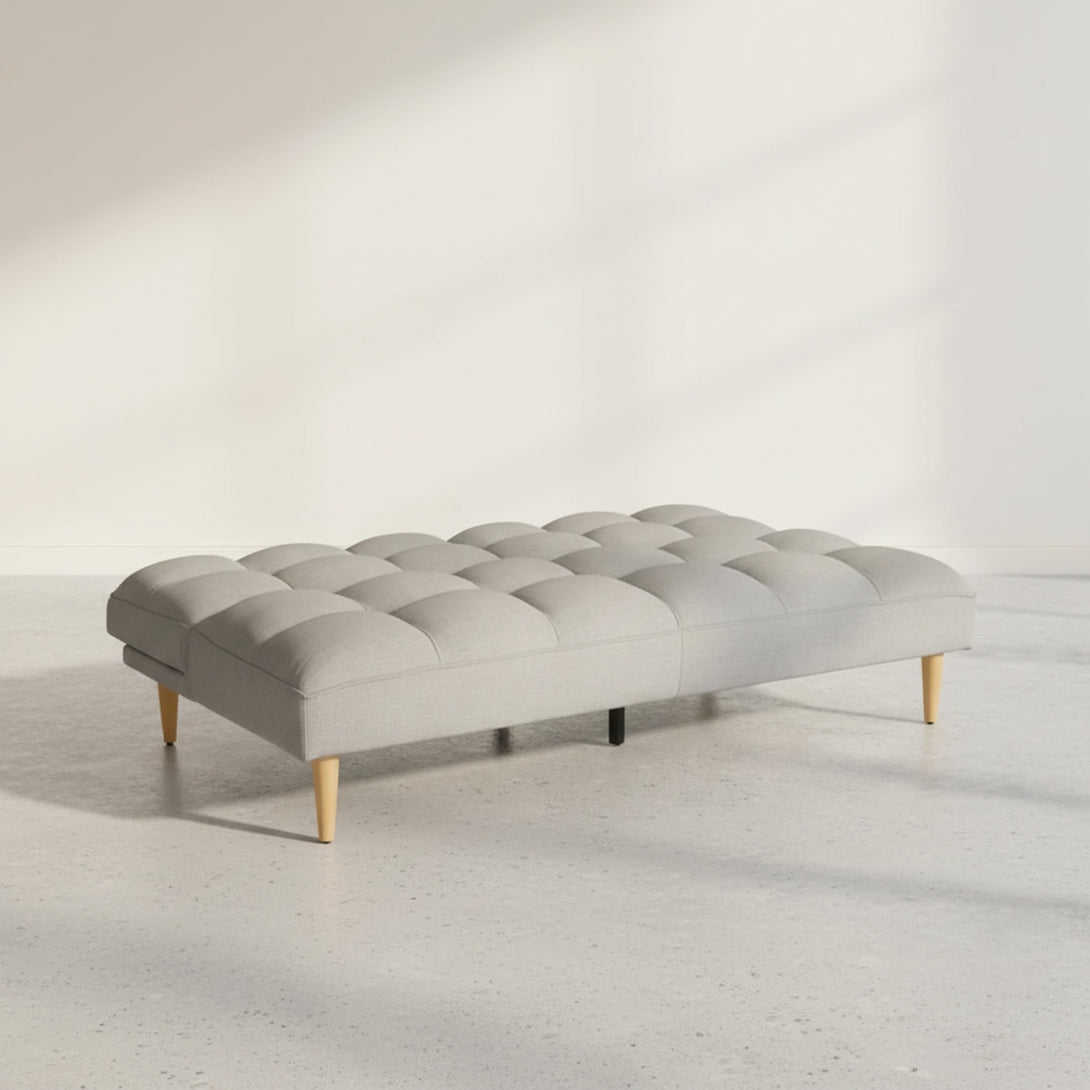 Barton 3 Seater Sofa Bed - Light Grey