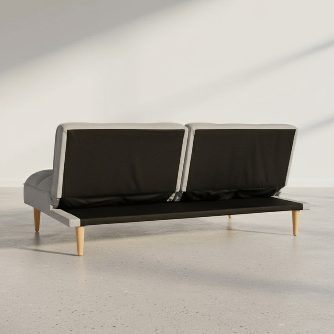 Barton 3 Seater Sofa Bed - Light Grey