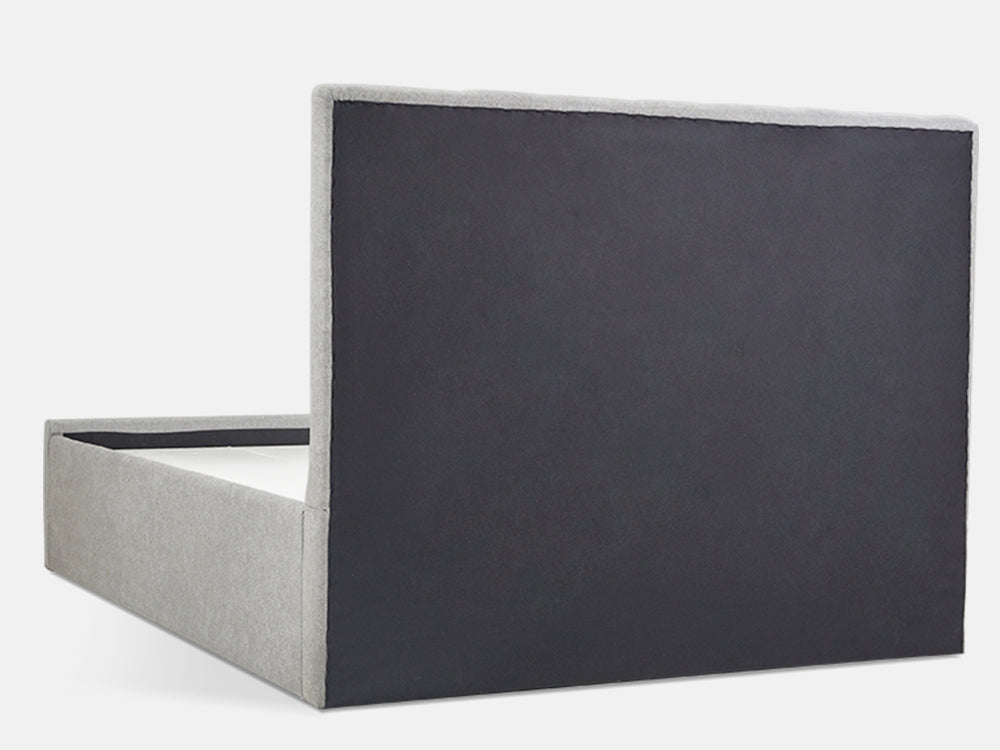 Treasurebox MUSALA Queen Bed Frame with Storage - LIGHT GREY