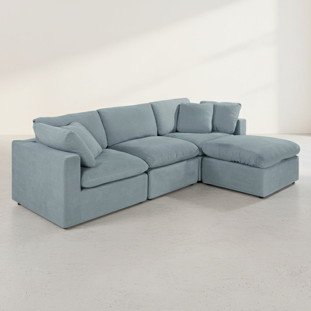 Bishopston Duck Feather Filled Modular Sofa - Grey