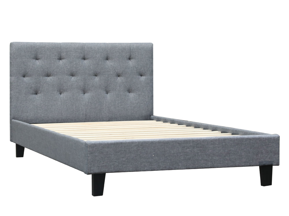 Treasurebox BLANE King Single Bed Frame - GREY