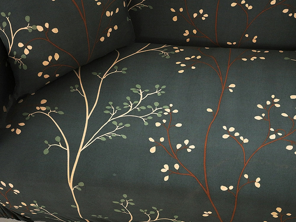 Treasurebox 2 Seater Sofa Couch Cover 145-185cm - Forest