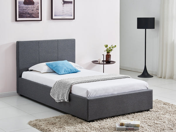 Treasurebox SHASTA Single Bed Frame - DARK GREY
