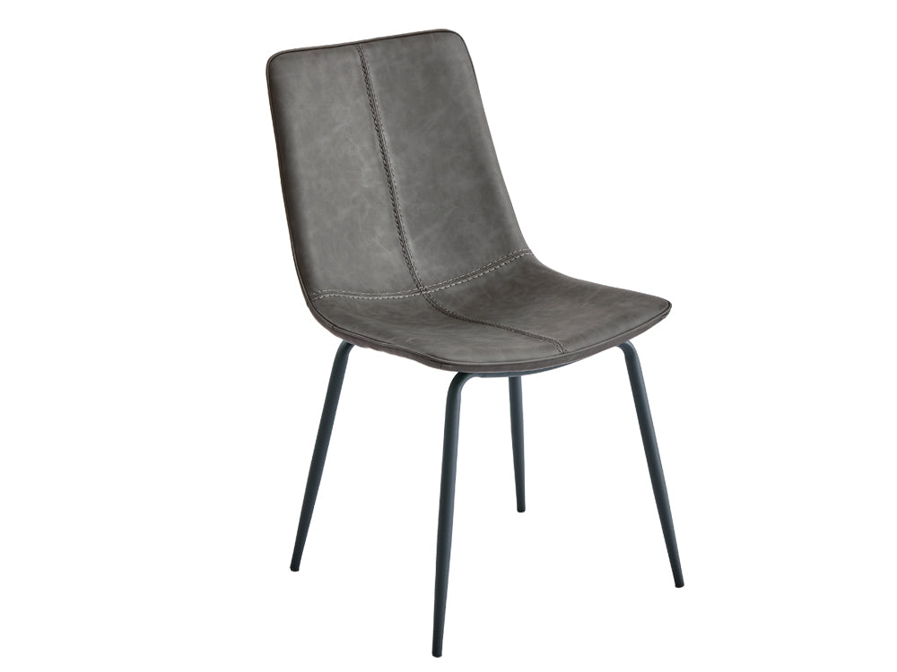 Treasurebox ROWAN 4PCS Dining Chair - DARK GREY