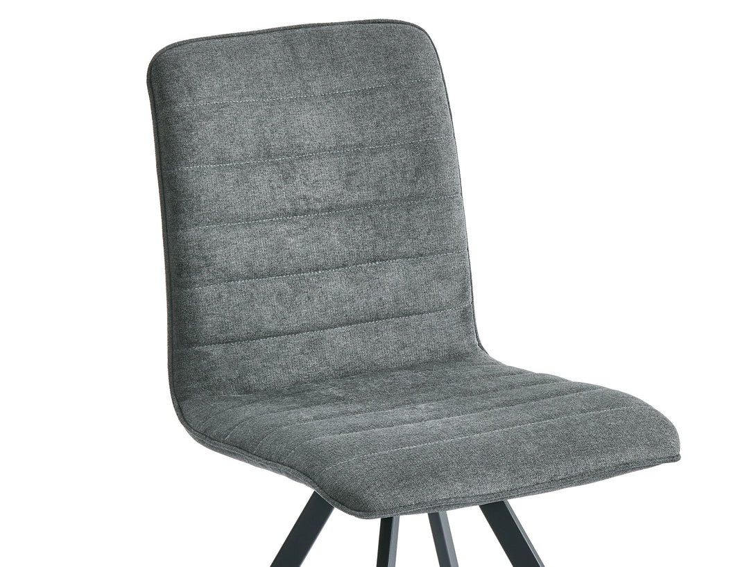 Treasurebox NOELLE 4PCS Upholstered Dining Chair - LIGHT GREY