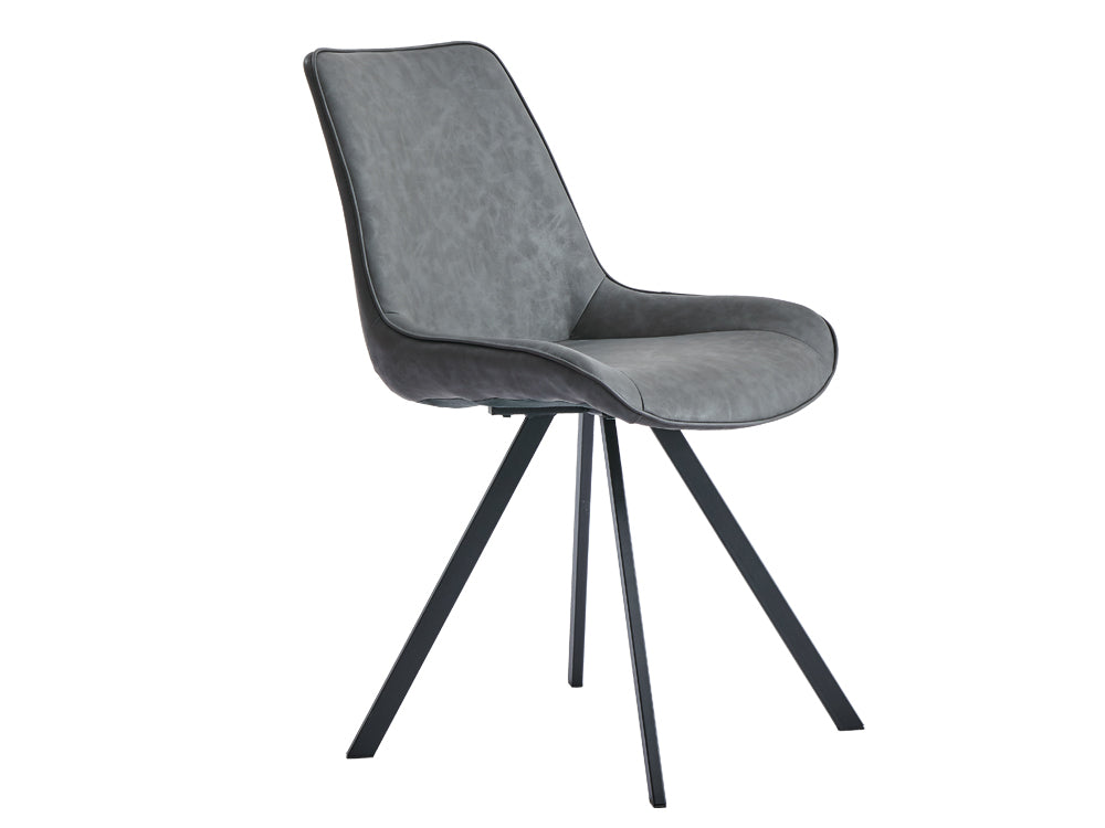 CECILIA 4PCS Dining Chair - DARK GREY By Treasurebox