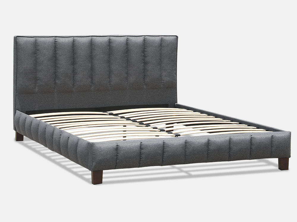 Treasurebox EIGER King Bed Frame - DARK GREY