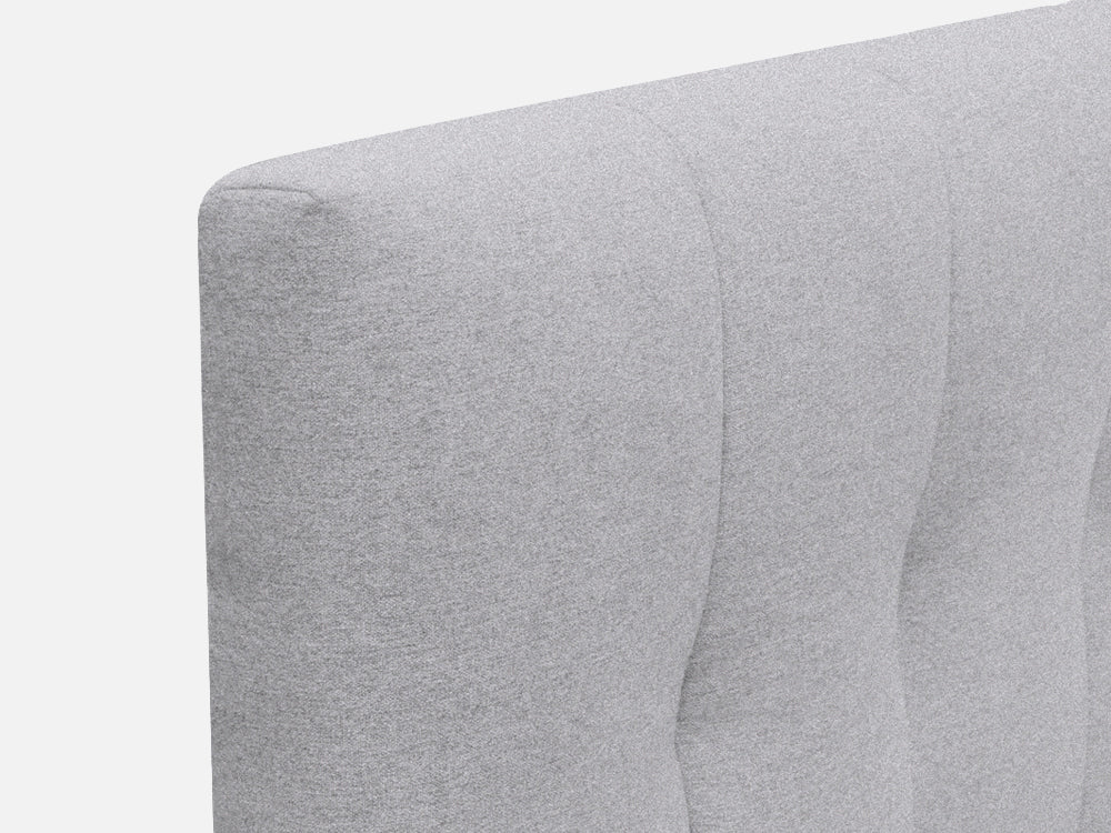 Treasurebox LISA QUEEN Stand-alone Fabric Headboard - LIGHT GREY 21643