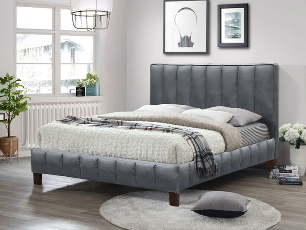 Treasurebox EIGER Queen Bed Frame - DARK GREY