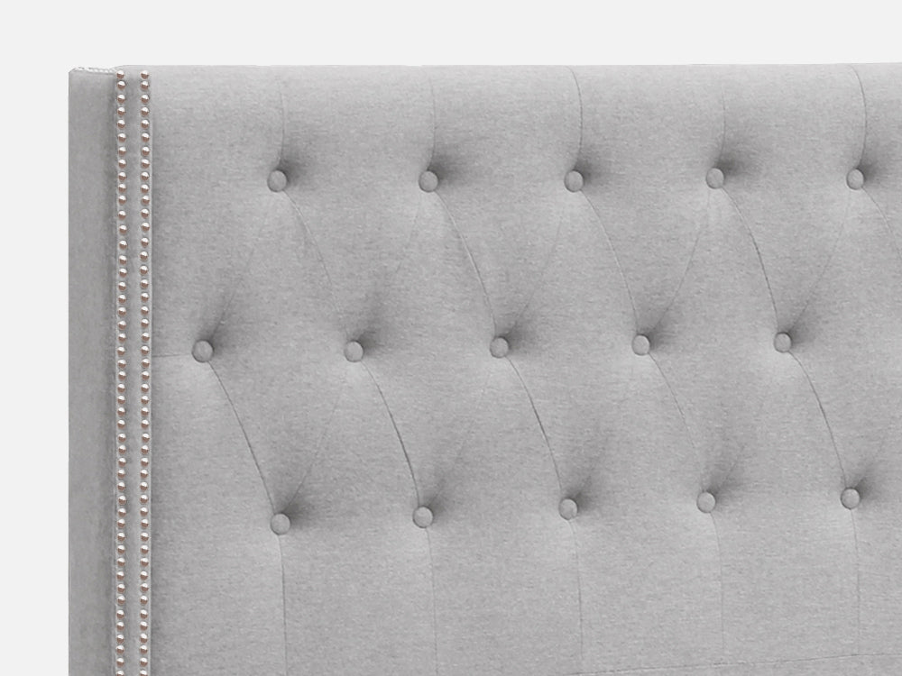 Treasurebox ELBRUS Super King Bed Frame - LIGHT GREY 21775