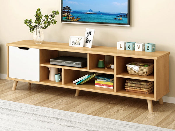 COMO 1.4M Entertainment Media TV Unit - Oak