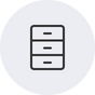Three Push-Latch Drawers