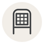 Curved grid-back design