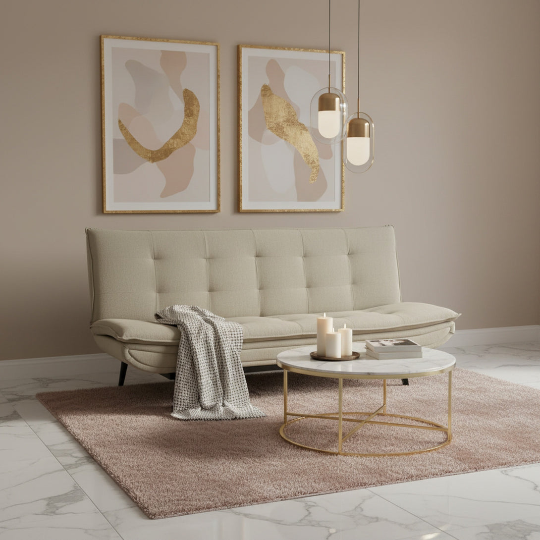 Dorking 3 Seater Sofa Bed - Taupe