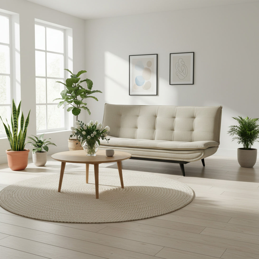 Dorking 3 Seater Sofa Bed - Taupe