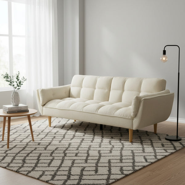 Dover 3 Seater Sofa Bed - Beige