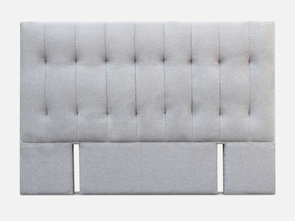 Treasurebox LISA KING Stand-alone Fabric Headboard - LIGHT GREY 21644