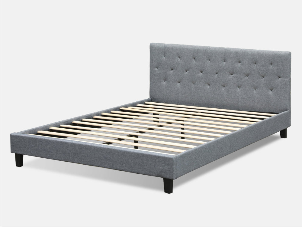 Treasurebox BLANE King Bed Frame - GREY