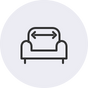 Fits 90–140cm Sofas